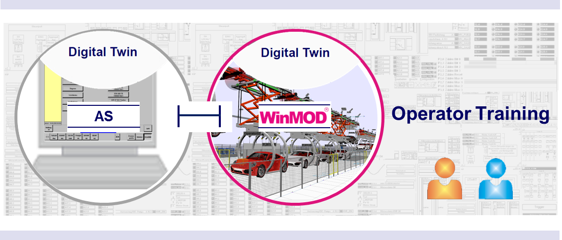 The plant simulation created for the commissioning can be further used for the operator training and enriched with training practical scenarios.